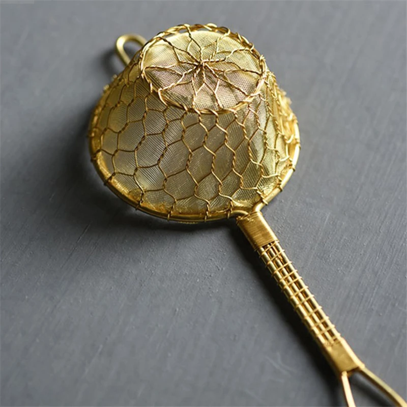 1pcs Fine Copper Bar Cocktail Strainer Handcrat Conical Sieve Great For Removing Bit From Juice Julep | Дом и сад