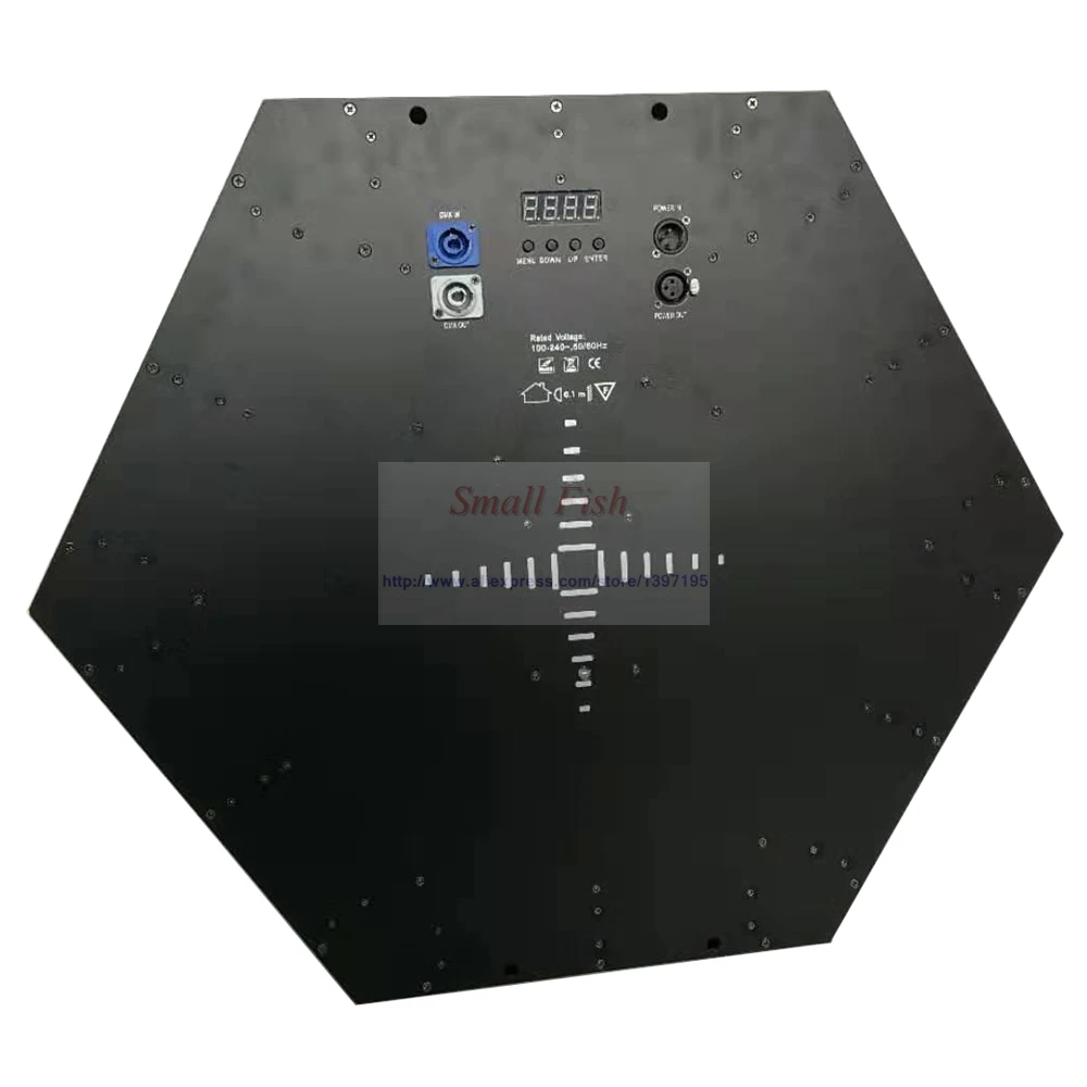 2 шт./лот 200 Вт LED шестигранный вихревой свет сценическое освещение DMX 512 Клубная