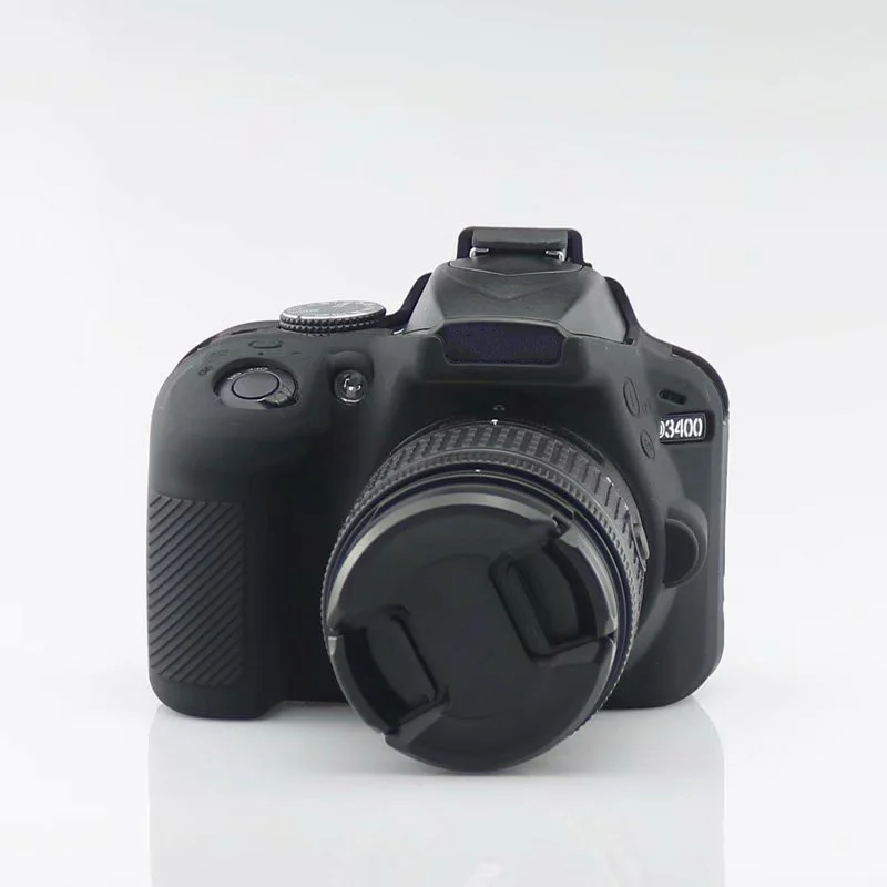 Мягкий силиконовый резиновый чехол для корпуса камеры Nikon D3400 DSLR защитная кожа