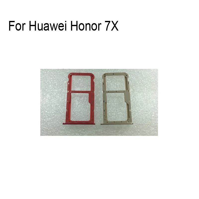 100% Оригинальный лоток для SIM-карты Huawei Honor 7X 7x SD-карты держатель выдвижной ящик 7 X
