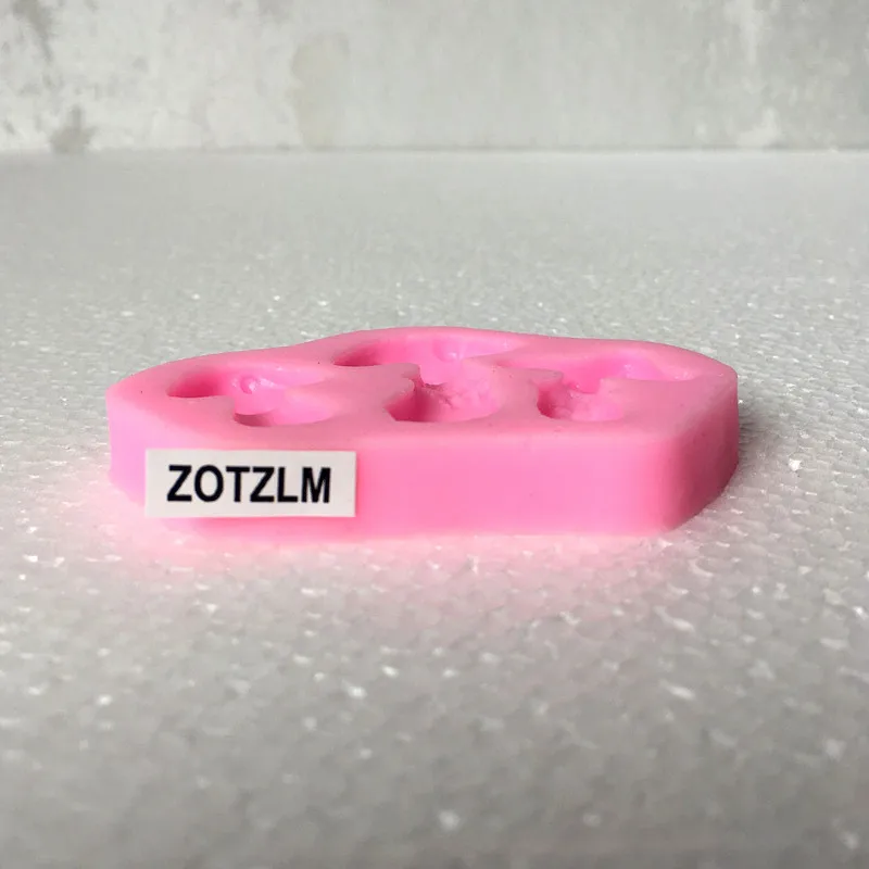 Цельнокроеное платье 3 грибы формы силиконовые украшения торта Инструменты