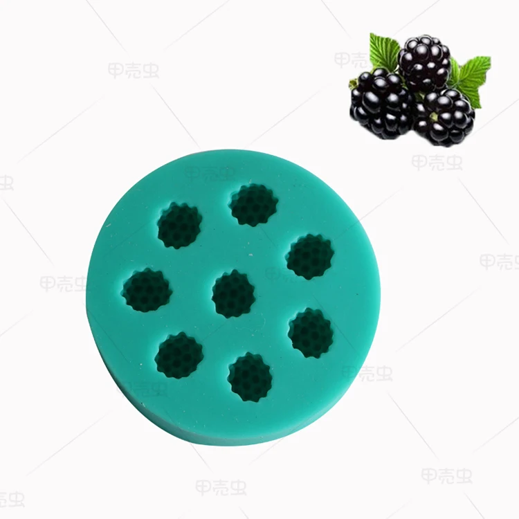 Силиконовая форма для мыла с черникой и малиной фруктовый мусс инструмент