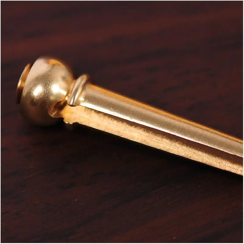 

Metal Acoustic Guitar Bridge Pins Guitar Strings fixed cone string pins string nails 100% copper 6pcs/set