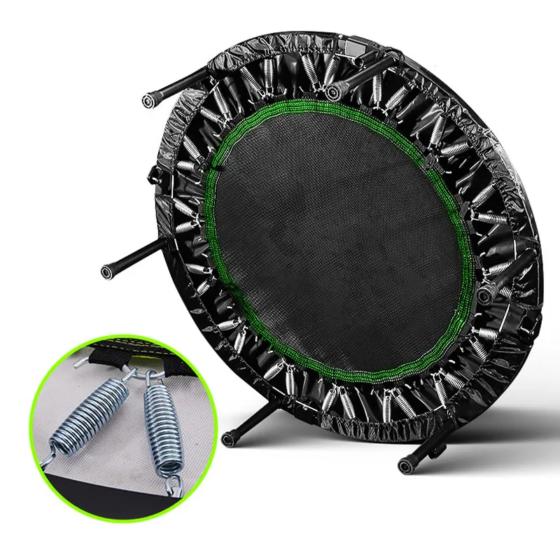 40ich Складной батут Rebounder для взрослых Тренажерный Зал Кардио Прыжок Тренировки стабильность тренировки фитнес Домашние развлечения