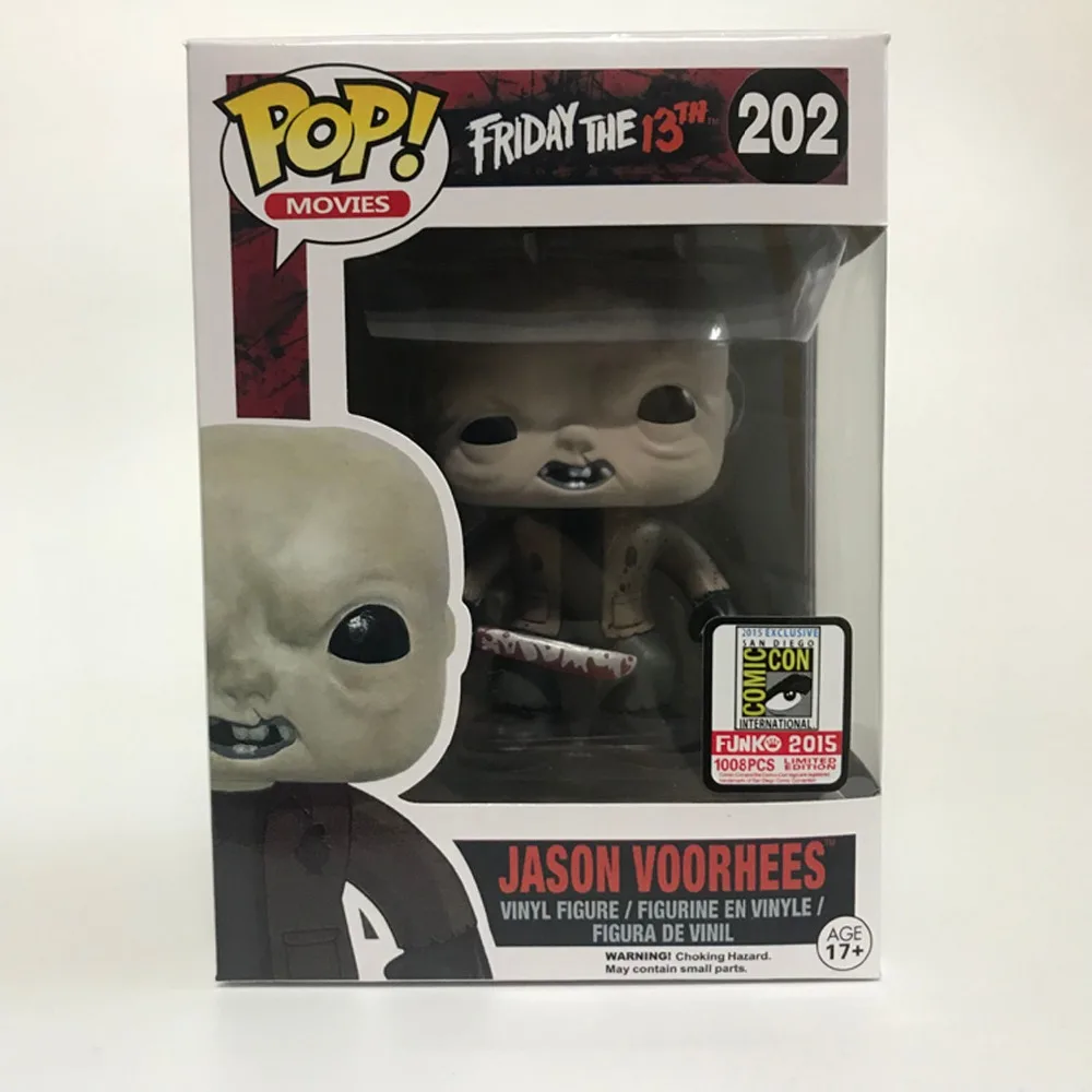 FUNKO POP Friday the 13th JASON VOORHEES 01 #202 #361 # виниловые Фигурки Коллекционная модель игрушки |
