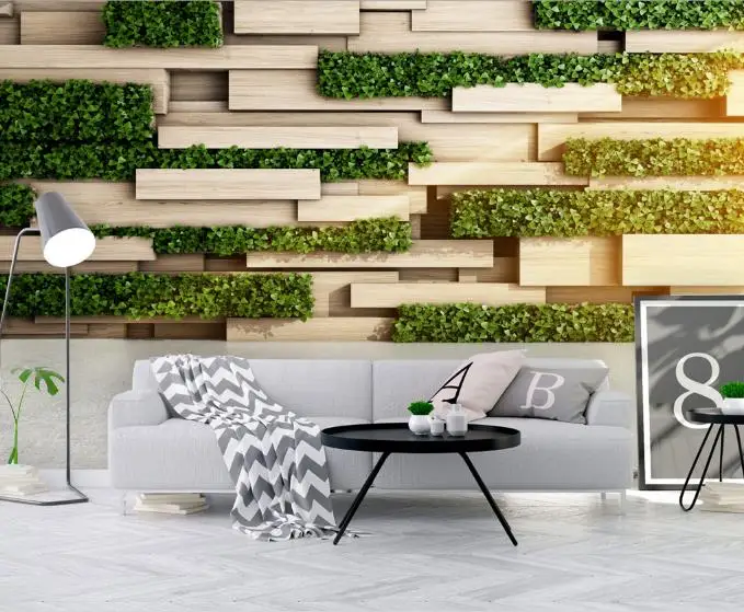 

Индивидуальные обои в японском стиле, зеленые растения, фото обои 3d, гостиная, спальня, ТВ фон, 3d обои, стены