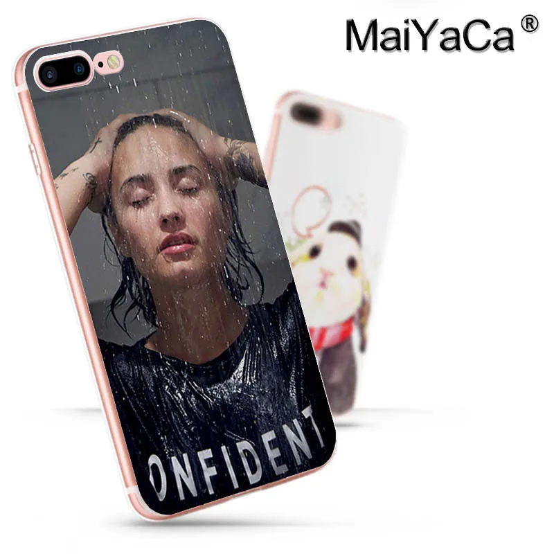 MaiYaCa Demi Lovato хит продаж модные аксессуары для телефонов Чехол iPhone 8 7 6 6S Plus X 10 5S SE 5C