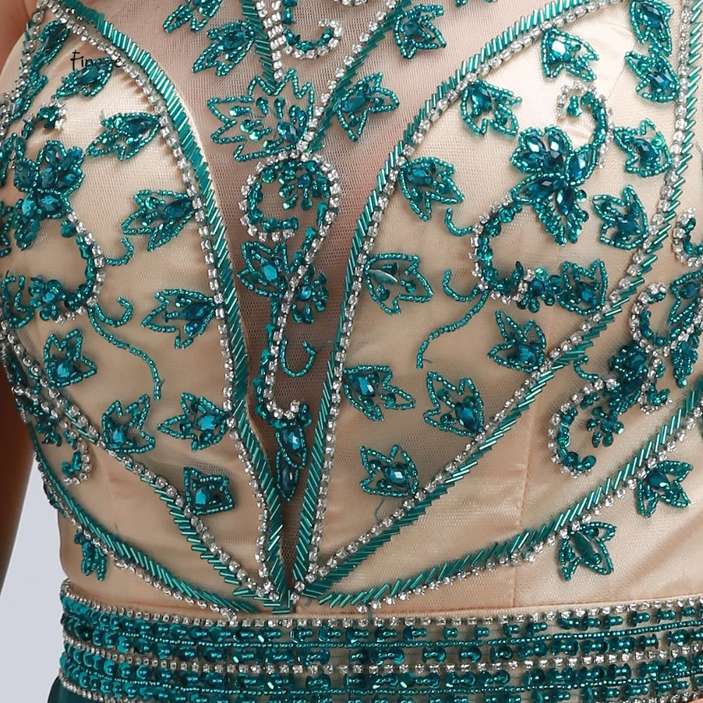 Длинные шифоновые платья для выпускного бала 2020 без рукавов с бусинами длиной до