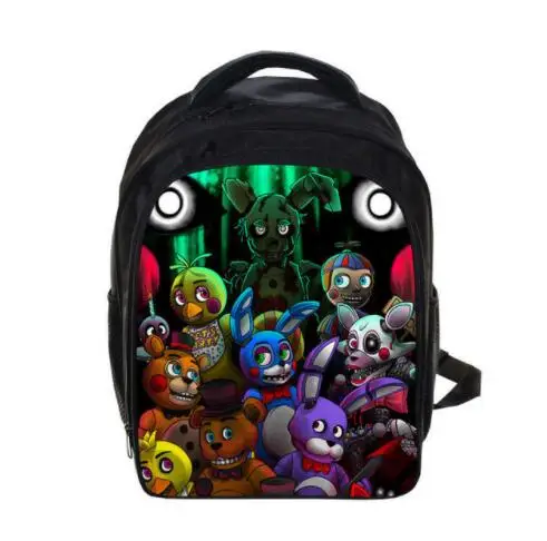 13 дюймов Дети Пять ночей на Фредди рюкзаки аниме FNAF рюкзак мальчики девочки