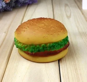 Виниловая игрушка Evade из говядины и бургеров с длинным шариком голосом унисекс со сдавливаемым звуком