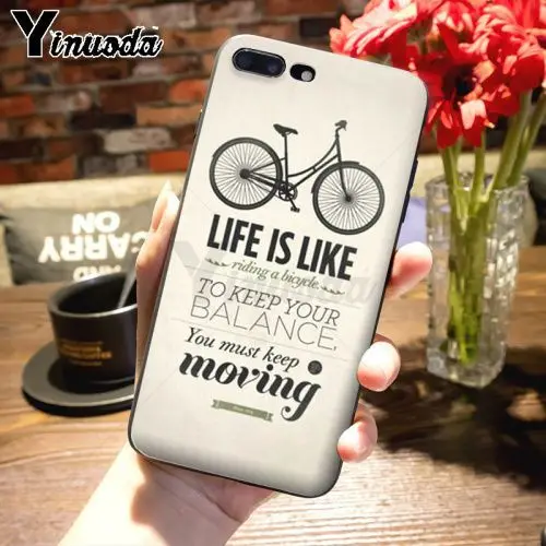 Чехол Yinuoda life like a bike уникальный дизайн высококачественный чехол для телефона iPhone