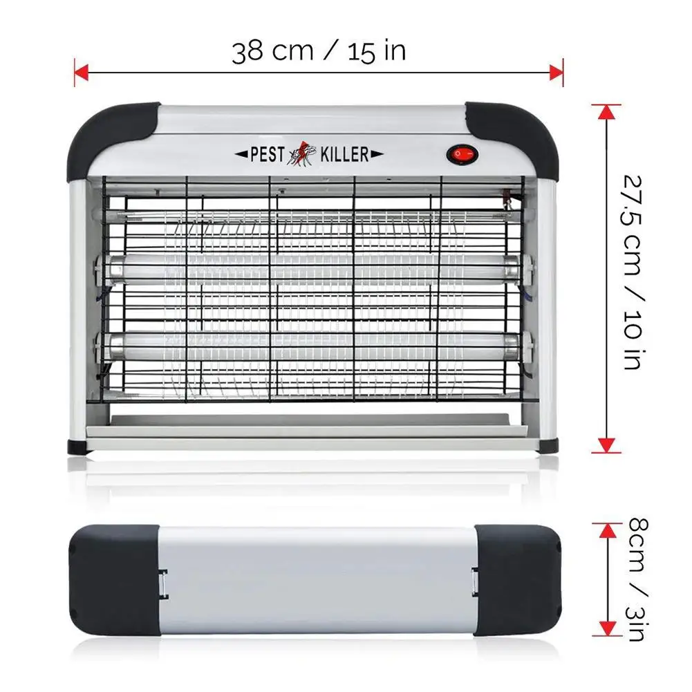 

20W Mosquito Killer Lamps LED Light Electric Socket Mosquito Zapper Killer Bug Insect Electronic Mosquito Trap Killer EU&US Plug