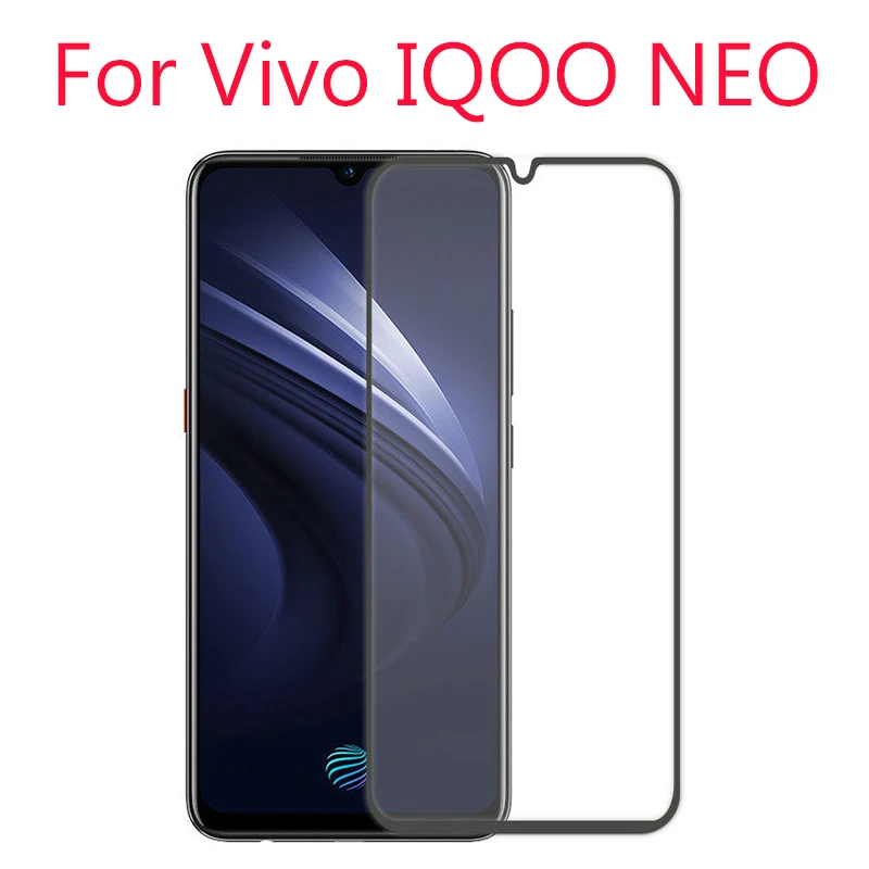 Закаленное стекло с полным покрытием клея для Vivo IQOO NEO Защитная пленка экрана 6 38