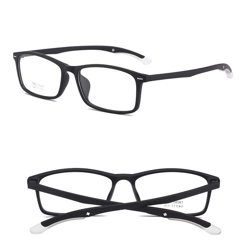 

Ultra-light TR90 Optic Glasses Frame For Unisex Fashion Anti-drop Adjustable Prescriptio Spectacles Transparent Gray/Tea/Pink