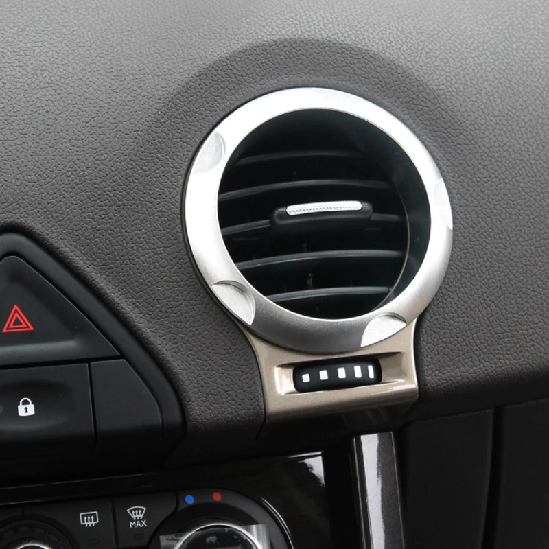 Car Air Conditioning Vent Trim Ring for Renault Koleos 2017 2012 Aluminum Alloy Modified Chrome Plated Accessories Styling | Автомобили и