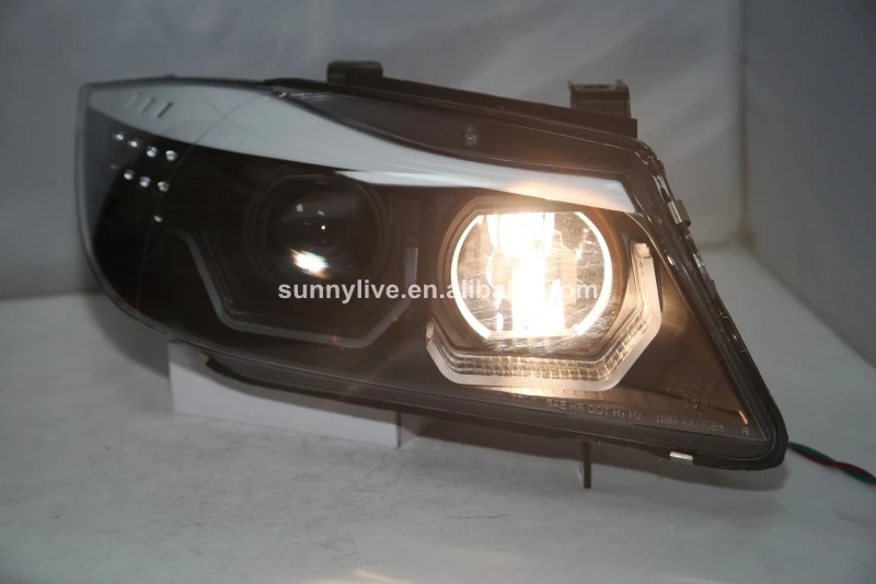 Светодиодная фара Angel Eyes JYV2 для BMW E90 330I 320I 318i|Фара авто в сборе| |