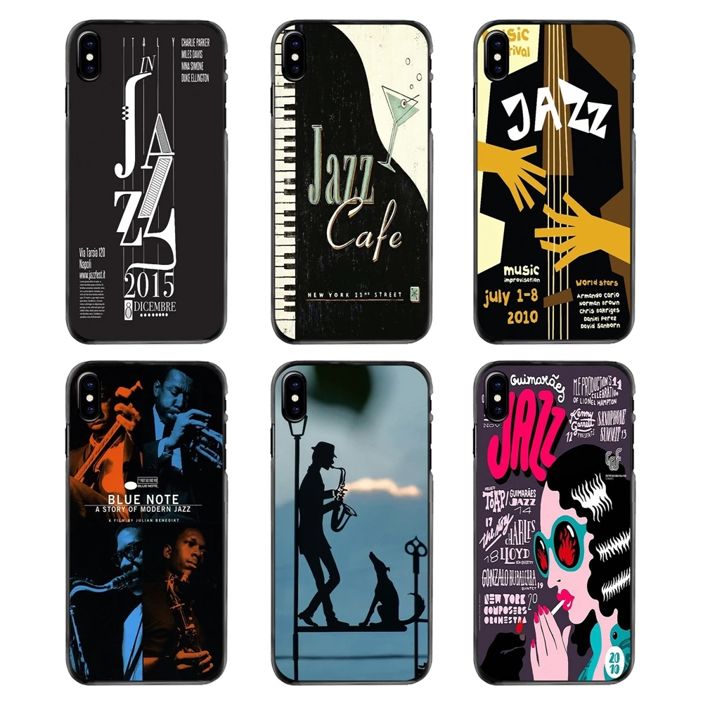 Jazz Poster Типографика вдохновение Жесткая Сумка для телефона чехол LG G6 L90 V20 Nexus 5X6 P K10