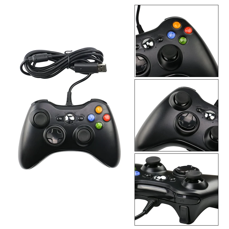 Проводной джойстик для Xbox 360 игровой контроллер геймпад|Геймпады| |