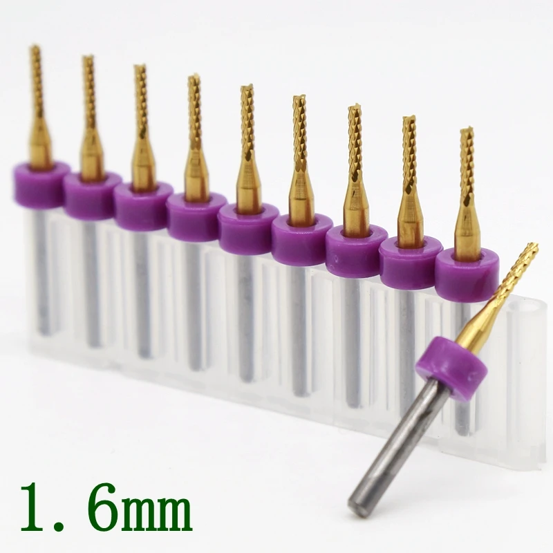 Фрезерный станок с ЧПУ клубника 1 6 мм 10 шт.|milling tools|end millpcb end mill |
