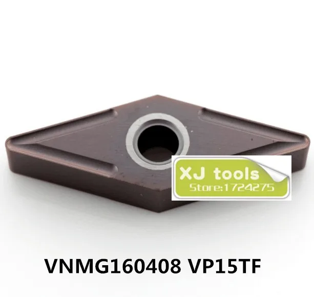 

Карбидные пластины VNMG160404 VP15TF/VNMG160408 VP15TF для MVJNR/MVQNR, поворотные лезвия для стали и нержавеющей стали, 10 шт.