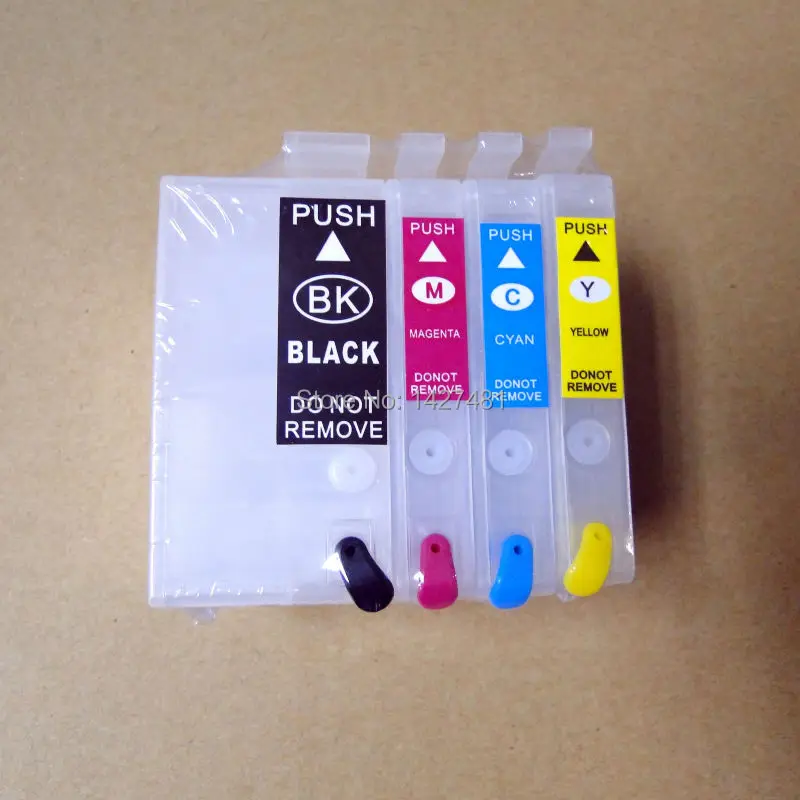Многоразовый картридж YOTAT T2711 4 / T2701 для Epson Worker WF7110 WF7610 WF7620 WF3620 WF3820WF3640 3640D 7110DTW|refill hp