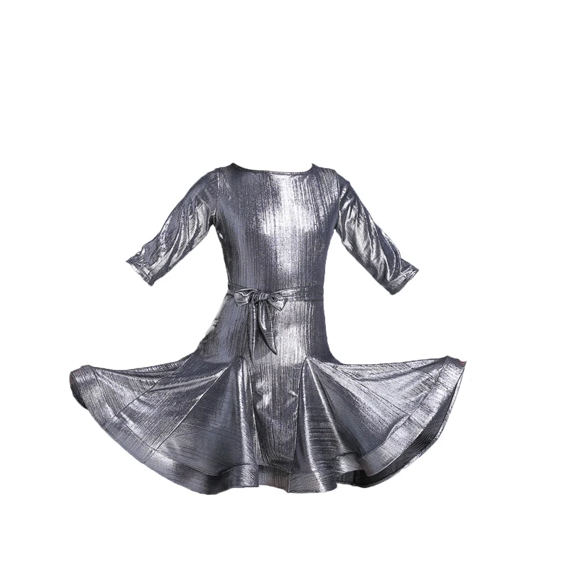Children's Latin dance skirt children's costumes practice rules clothes | Тематическая одежда и униформа