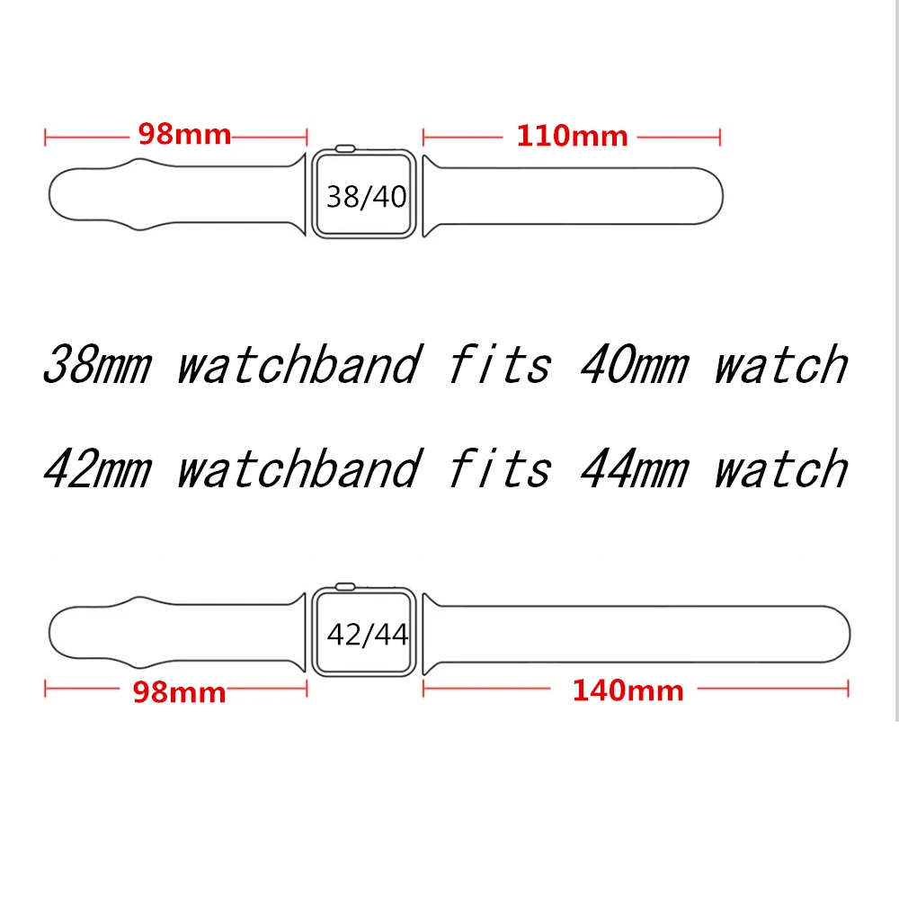 Ремешок для Apple Watch band apple watch 5 4 3 2 iwatch 42 мм 38 correa 44 мм/40 pulseira браслет аксессуары