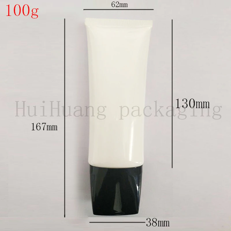 

30pcs 100g white Empty Soft Tube Cosmetic Cream Lotion Shampoo Containers Facial cleanser Unguent Containers Tube Squeeze