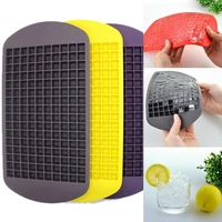 160 grids food grade silicone ice tray fruit ice cube maker diy small square shape kitchen drinks accessories ice cube mold