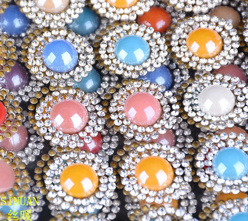 Ремни для Стразы 24x40 см сетчатые полимерные глиняные камни платьев блестящие