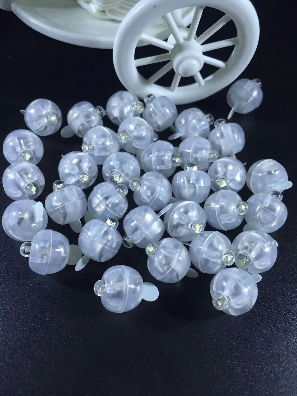 2000 шт RGB флэш Круглые лампы мини шар светодиодный свет светящийся фонарь для