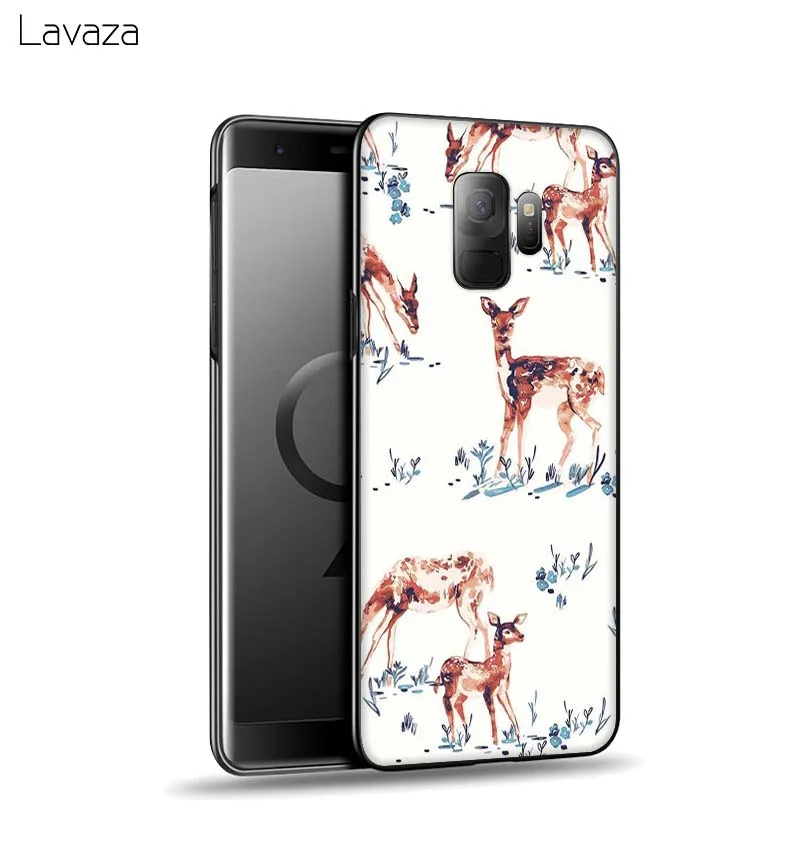 Lavaza Animal Deer Soft Case for Galaxy A3 A5 2016 2017 A6 plus A7 A8 A9 J6 2018 A10 30 40 50 70 |
