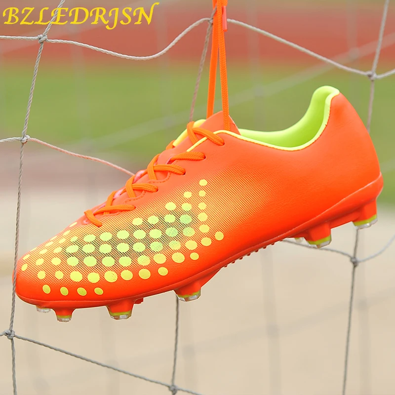 Sports Shoes Outdoor boys Soccer Boy Footballs for kids Boots Cleats Football For Sale Sneakers Long Spikes 35-44 | Спорт и
