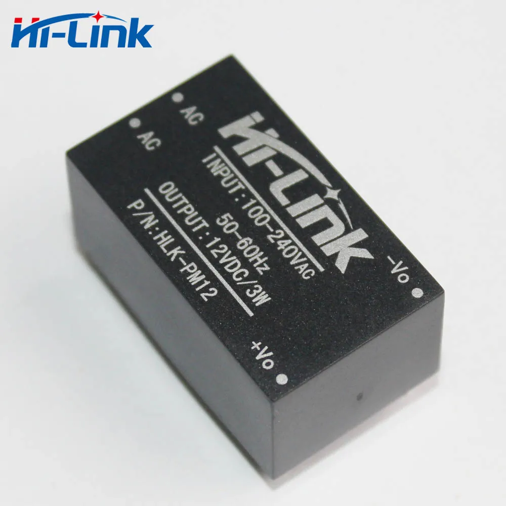 Q17331 Hi-link HLK-PM12 AC-DC 220 В до 12 3 Вт понижающий модуль питания-преобразователь