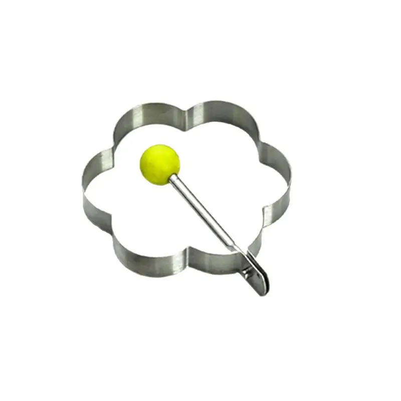 Silver 1 шт Нержавеющая сталь для яиц для омлета формы для жарки любовь звездообразные формы DIY Творческий Multi-стиле омлет Кухонный Контейнер для яиц приготовление блинов инструменты - Цвет: Silver