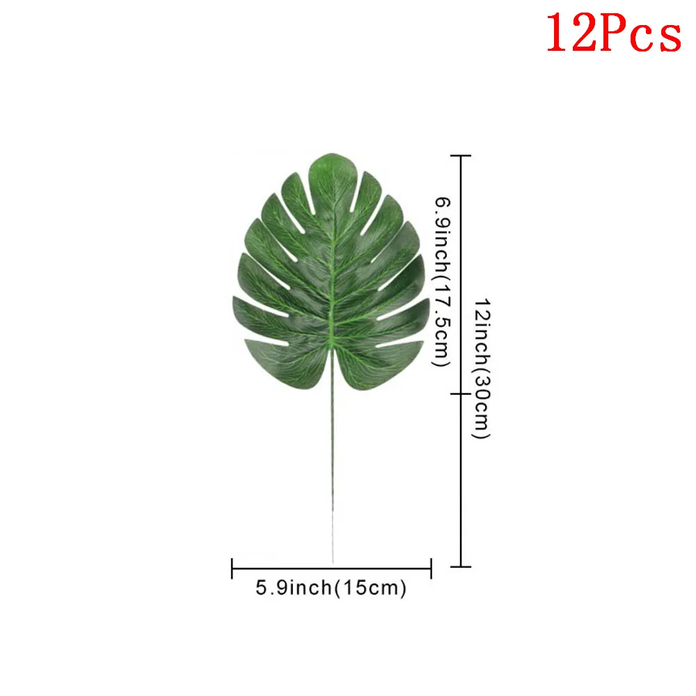 15x30cm OurWarm Jungle вечерние принадлежности воздушные шарики в виде животных тропические Пальмовые Листья с днем рождения баннер сафари День Рождения украшения для детей - Цвет: 15x30cm