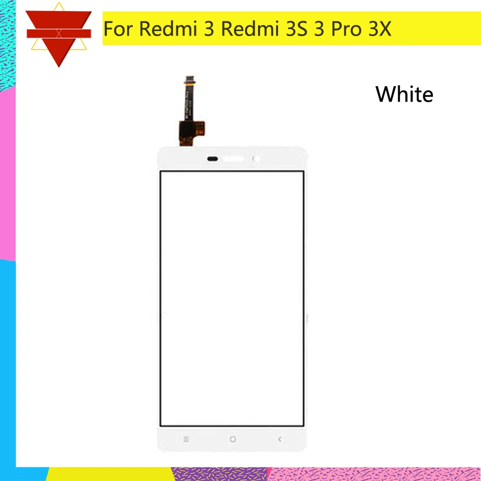 Оригинальная передняя панель Redmi 3 для Xiaomi 3S Pro 3X сенсорный экран сенсор ЖК-дисплей