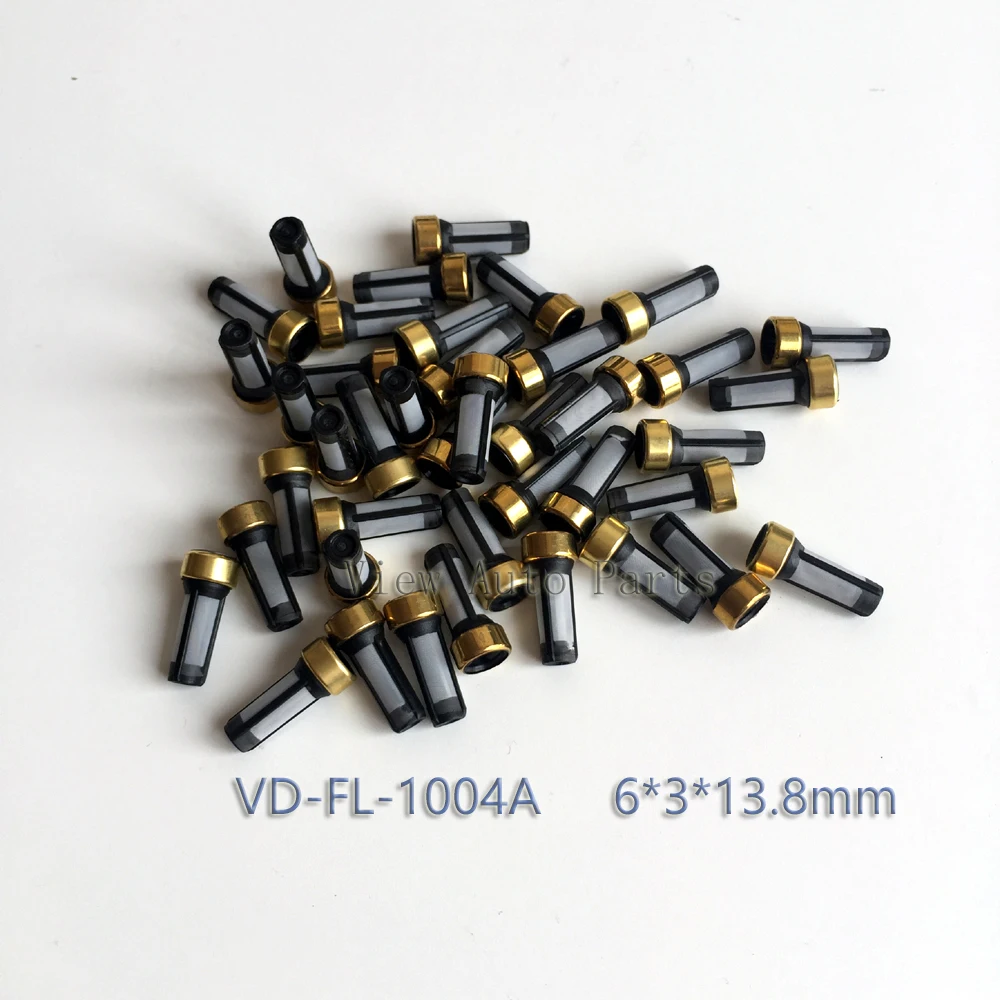 

Free Shipping 500 pcs Fuel Injector Filter For BMW GMC Car Fuel injector Repair Service Kit Size 6*3*13.8mm VD-FL-1004A