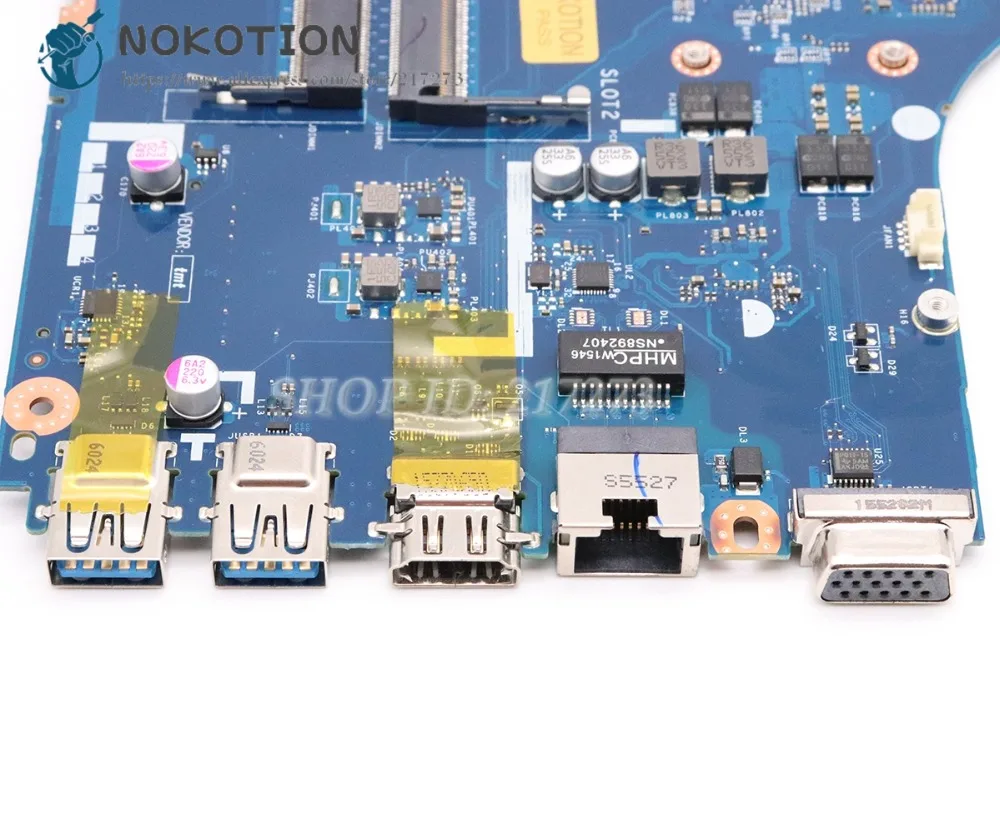 NOKOTION 5B20G37213 ZAWBB LA B291P для Lenovo N50 45 Материнская плата ноутбука A6 6310 CPU DDR3 ATI 8500M R4
