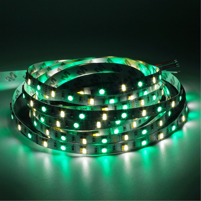 DC12V Светодиодная лента 5 в 1 RGB 5050 м/рулон IP20 без водонепроницаемого 300 светодиодов