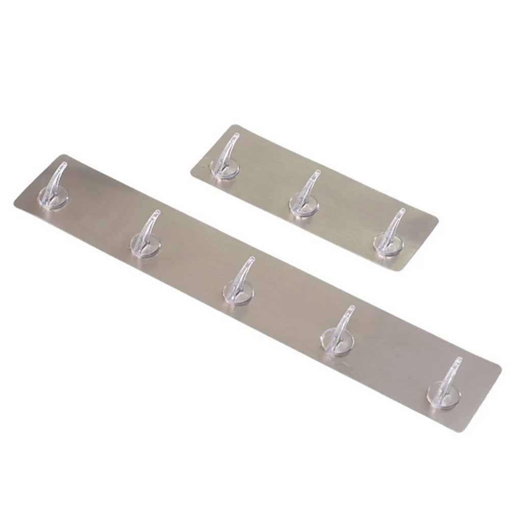 Ванная Комната Non trace Крючки Настенные для кухни стена Punching крюк вешалки с 3/5