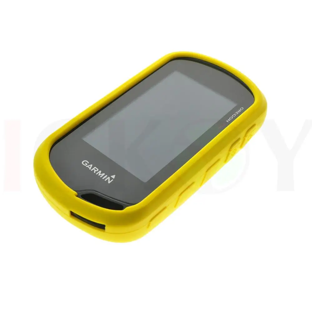 Открытый походный ручной gps защитный силиконовый чехол для Garmin Oregon 600 600T 650 650T 700 750 750T Аксессуары Разные цвета - Цвет: Цвет: желтый