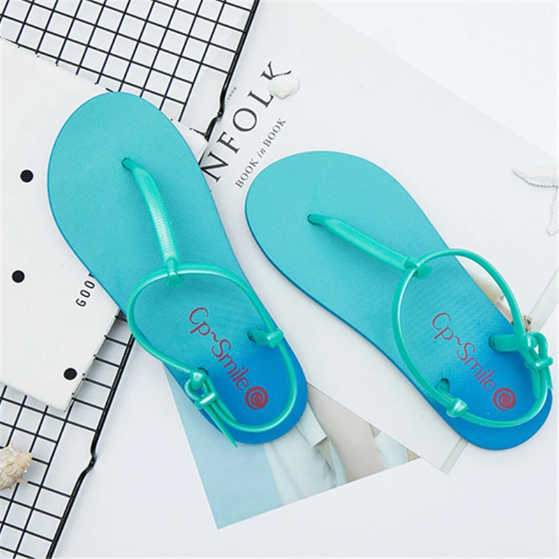 Женские сандалии модные гладиаторы Летняя обувь женская пляжная на плоской