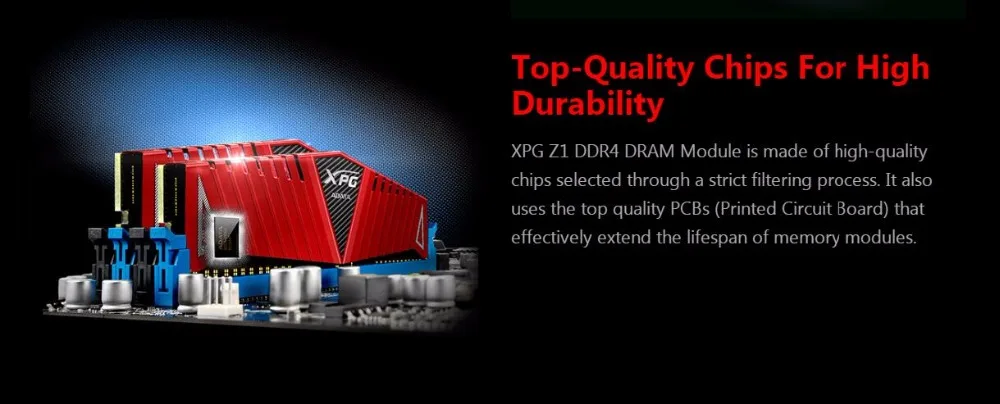 ADATA XPG Z1 8 Гб 16 Гб Память для рабочего стола 2666 МГц 3000 МГц 3200 МГц ram Memorye 1,2 V-1,35 V PC4 для материнских плат DDR4