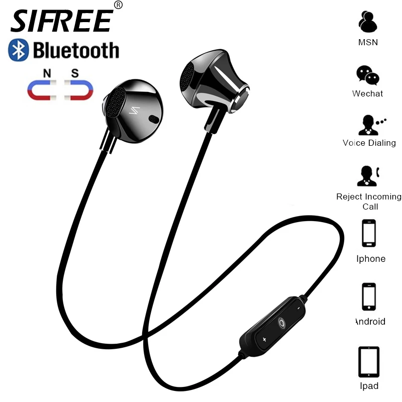 Беспроводные спортивные наушники Bluetooth стереогарнитура bluetooth для Xiaomi iPhone Samsung