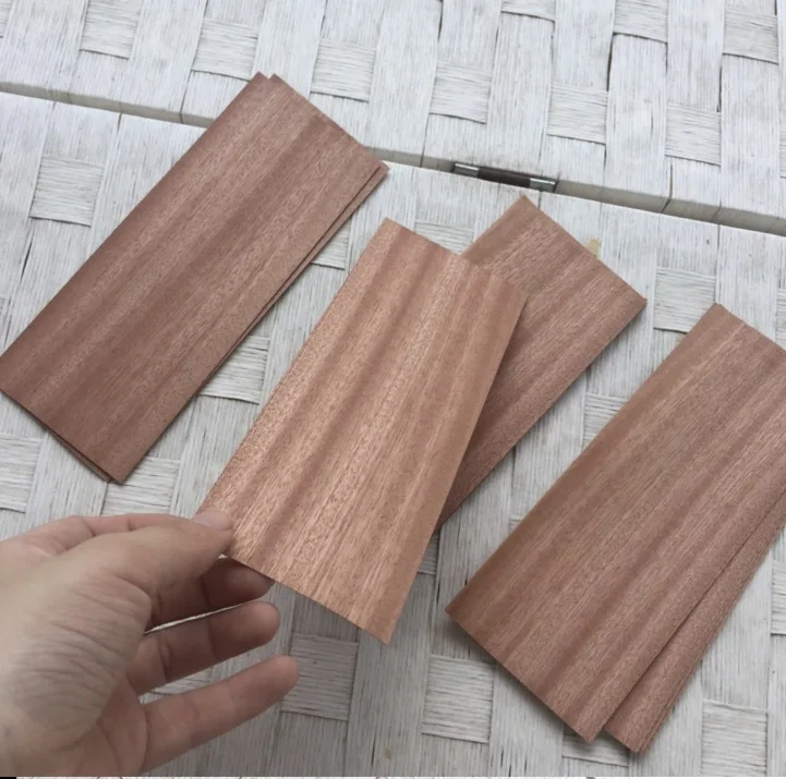 20Pieces/Lot 6x16cm Thickness:0.5mm Sapele Wood Chips Solid Sheets Veneer | Мебель