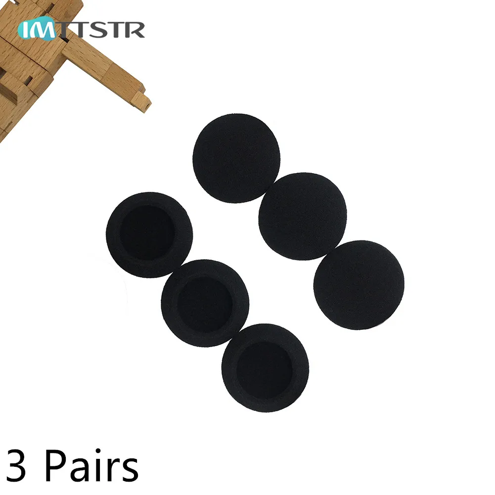 3 Pairs IMTTSTR Мягкая Пена Губка ушной наконечник крышка Замена вкладыши Чехлы для Sennheiser PC20 PC25 PC30 PC31 PC35 PC36 наушники рукав - Цвет: 3 Pairs