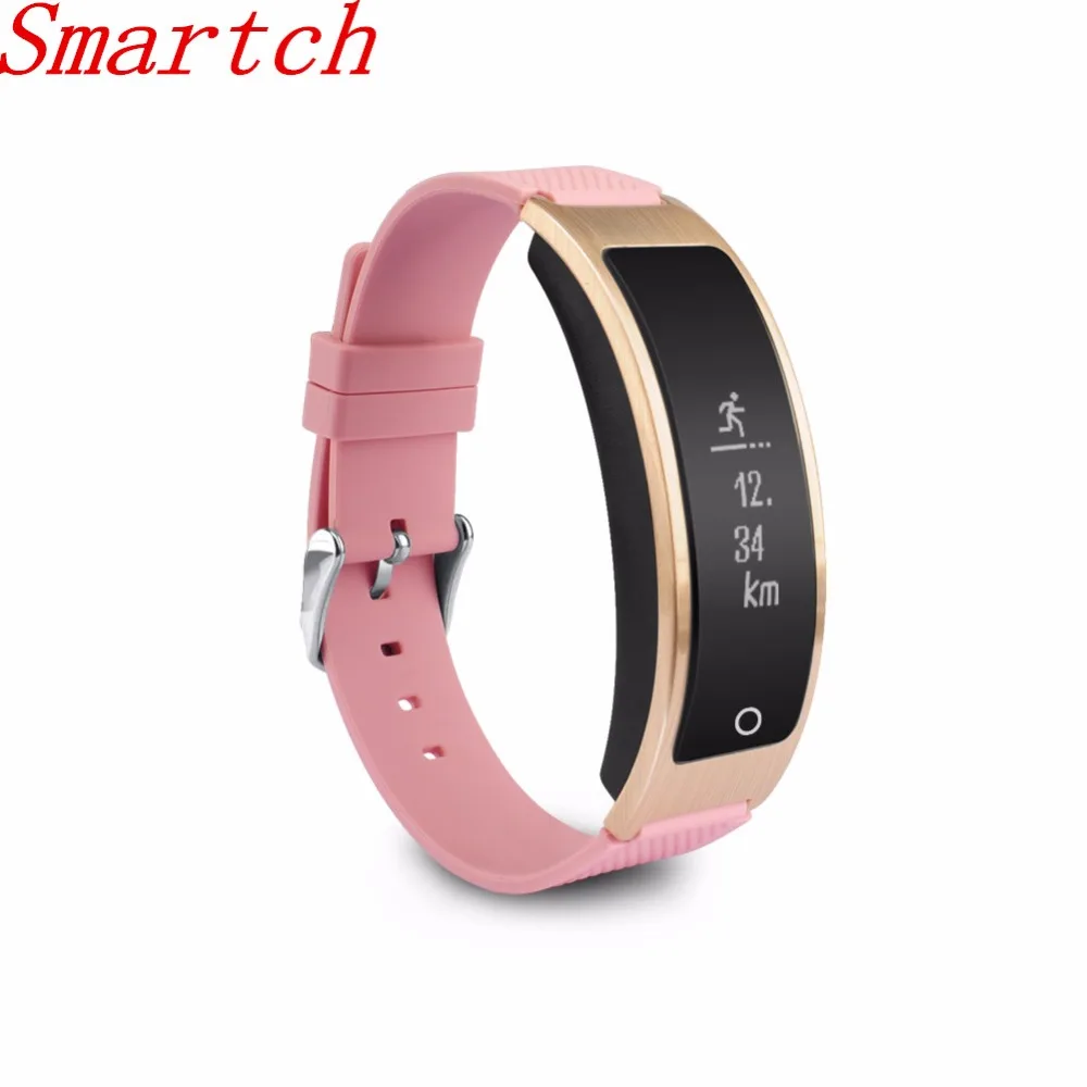 Smartch умный Браслет пульсометр измеритель артериального давления шагомер Bluetooth