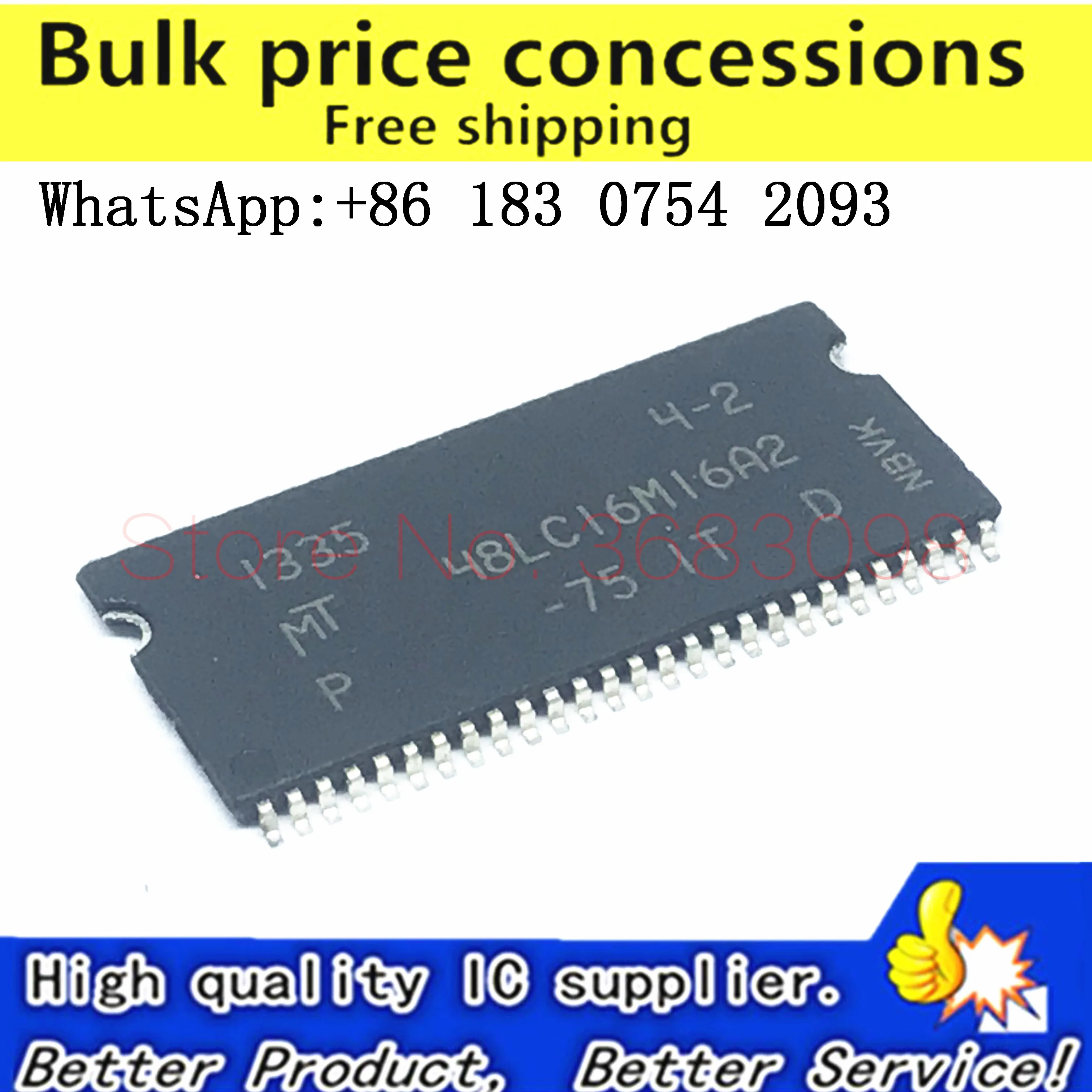 

Free shipping 10PCS/LOT mt48lc16m16 MT48LC16M16A2 MT48LC16M16A2P MT48LC16M16A2P-75D MT48LC16M16A2-75D In Stock