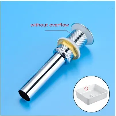 without overflow Роскошные Бутылки Ловушка Латунь Круглый сифон масло втирают Бронзовый черный P-TRAP ванная комната туалетный труба РАКОВИНЫ отходов - Цвет: without overflow